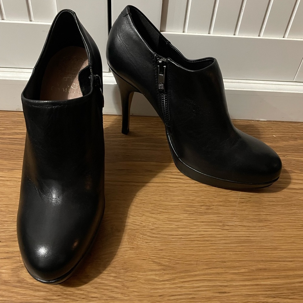 Vince Camuto ankle heeled boots.